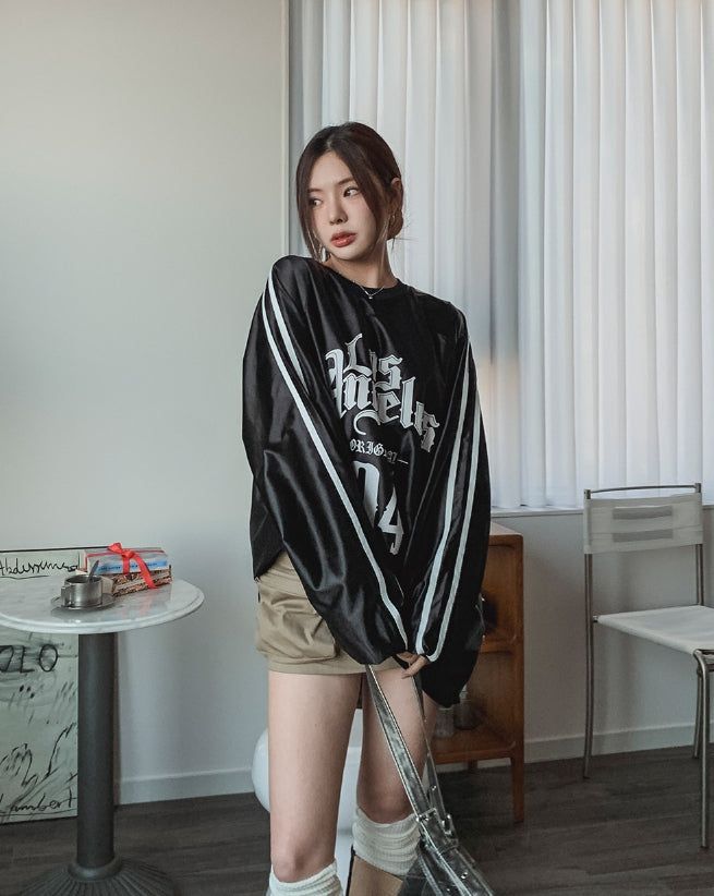 LA Trackline Metal Jersey Sweatshirt