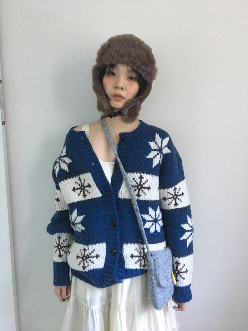Kyoka Winter Leather Trooper Hat (3color)