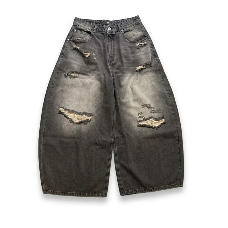 KMC.Stu（ ケーエムシー ストゥ）の「KMC JEANS BA BAGGY - GREY（Pants）」