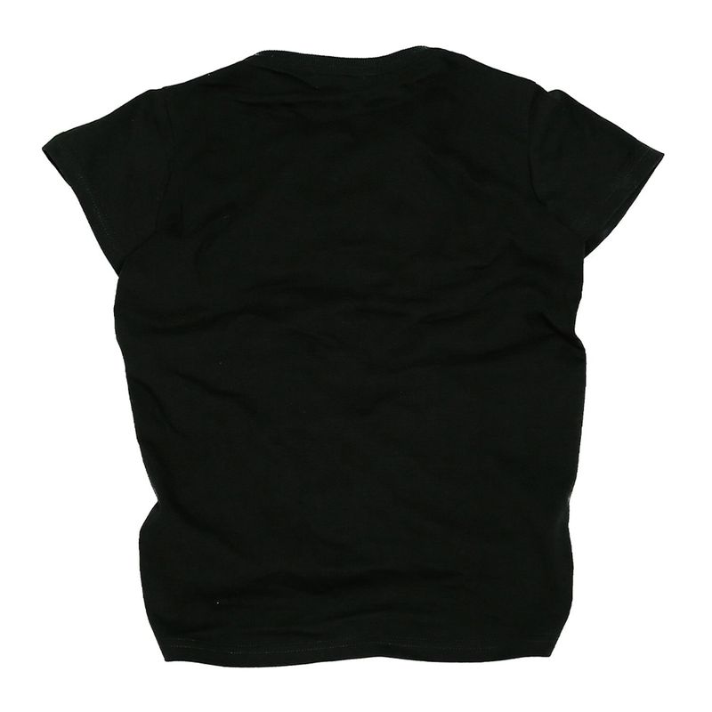 222 X shirring logo crop t - Black