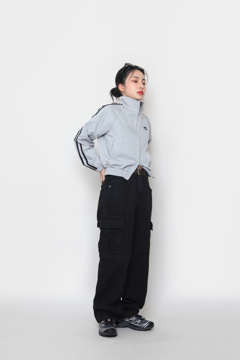 Scotch track zip-up