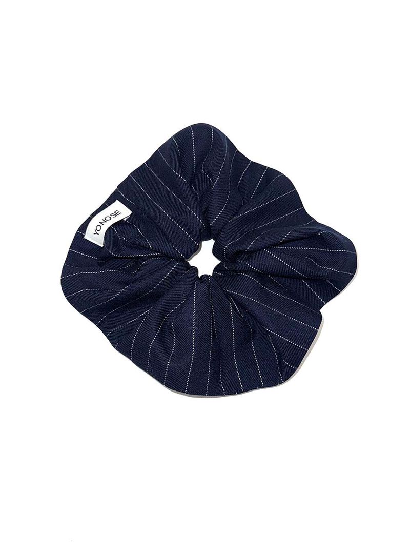 STRIPE SCRUNCH / NAVY