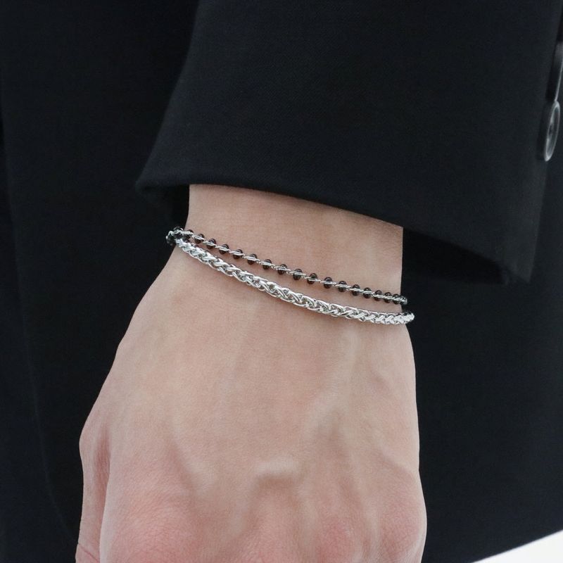 Men's Bracelet Beads Surgical Chain_CLEF HEADROOM BRC