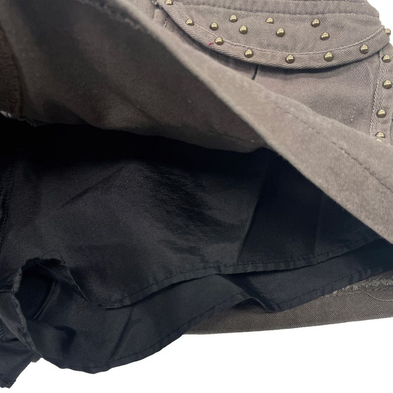 Y2K stud cargo skirt