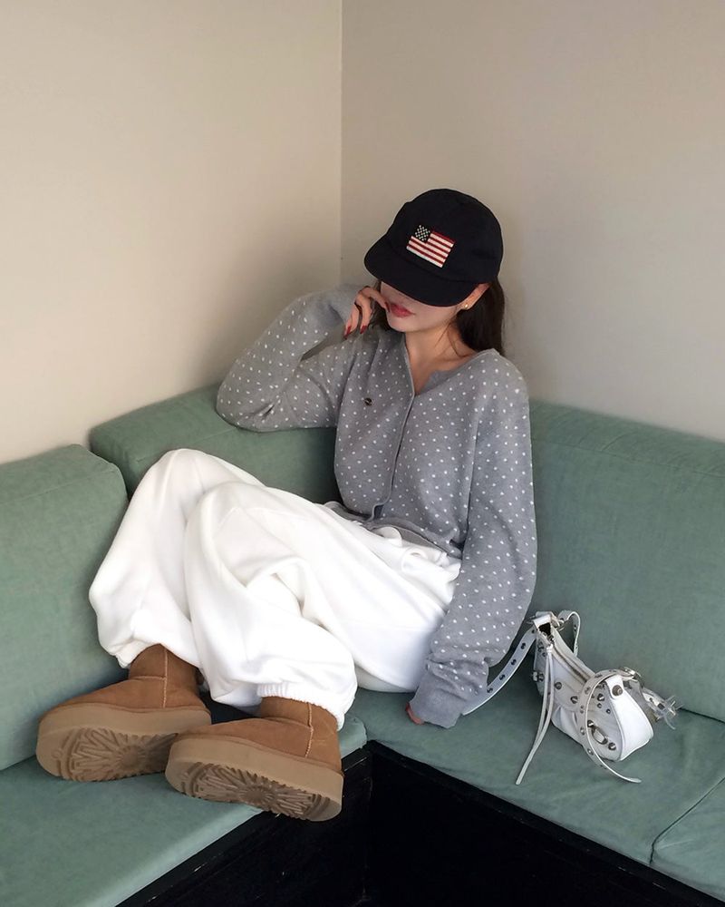 [ORIGINAL] Poky Dot Knit Cardigan