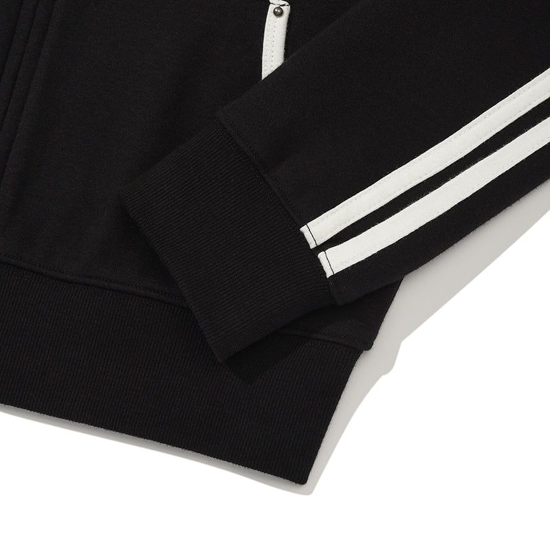 UNION JACK JERSEY ZIP UP [BLACK]