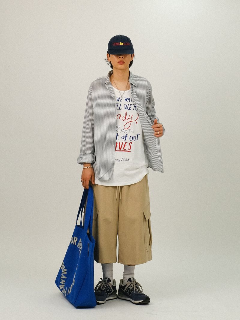 DL レタリングウォッシングスリーブレスTシャツ