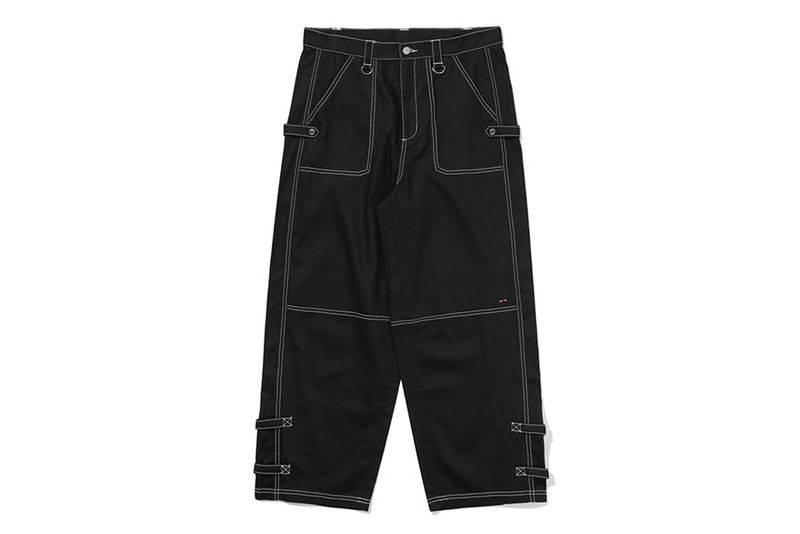 SIDE STOPPER CARPENTER PANTS_BLACK