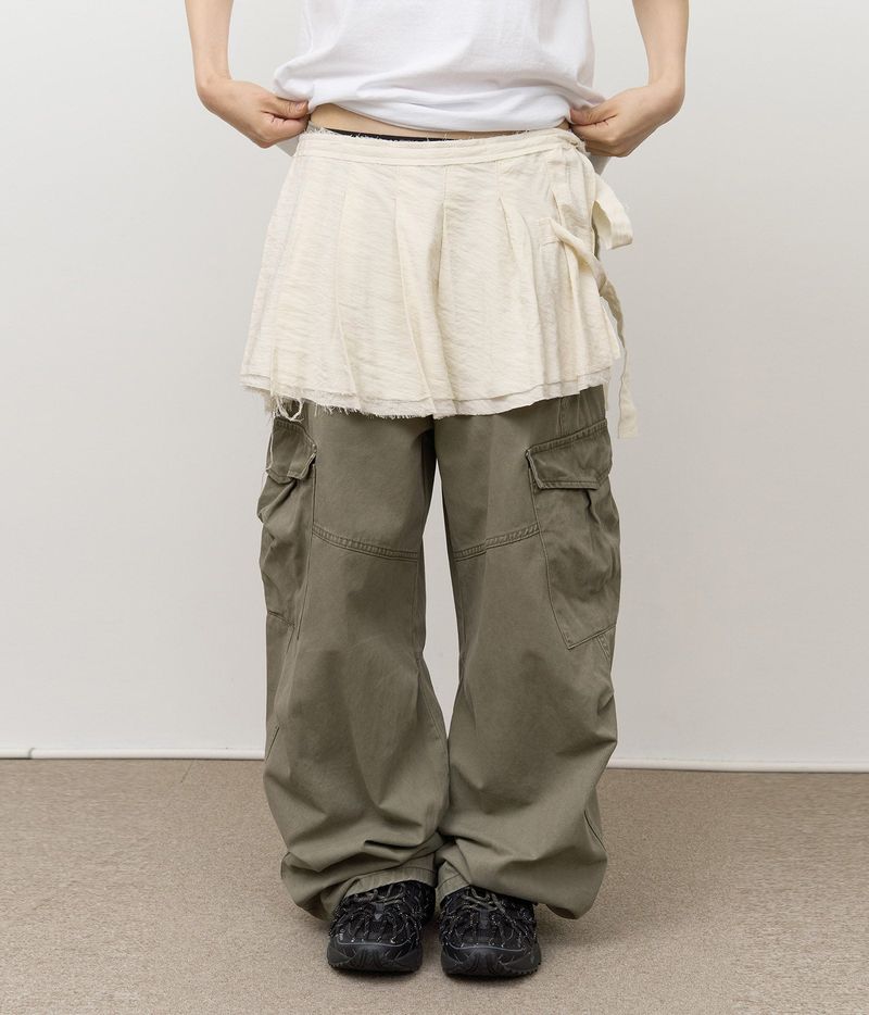 HIFIFNK(ハイファイファンク)の「(W) Muse Strap Mini Skirt(Skirts)」