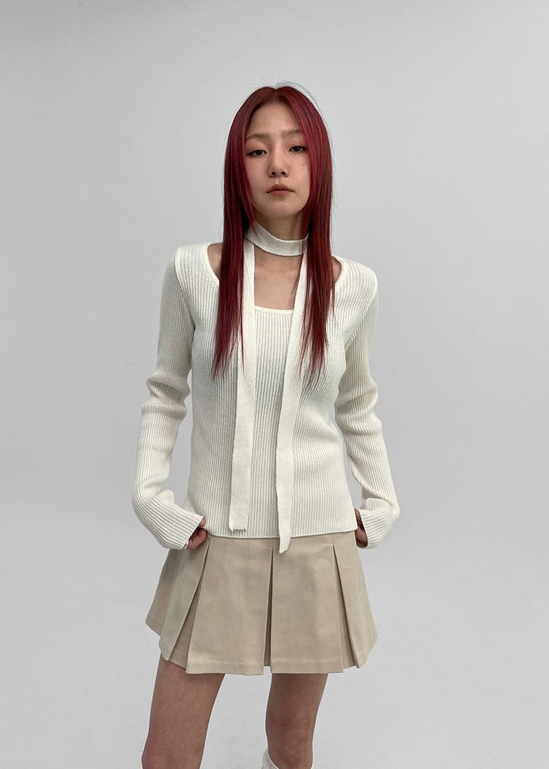BLACKUP（ブラックアップ）の「【MADE】マズラーSET - ニットトップマフラー（ファッション小物）」