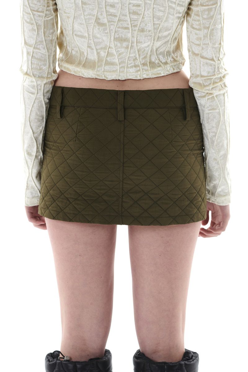 QUILTING MINI SKIRT