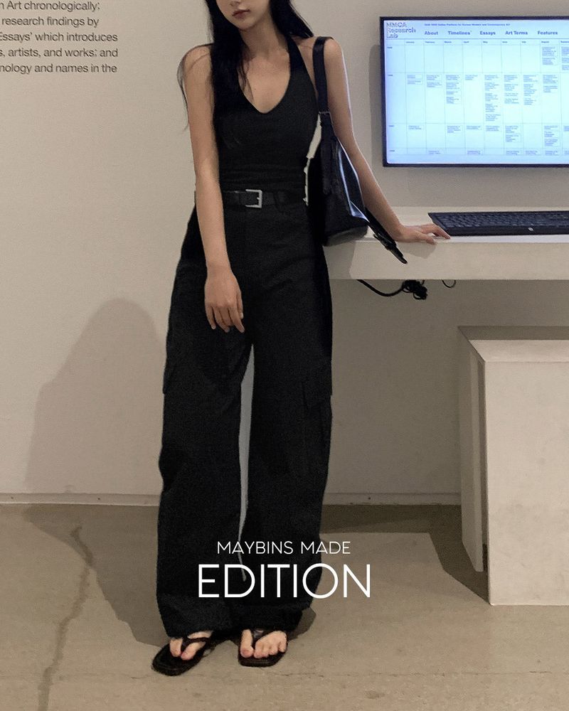 [MADE] Chemi curved wide pants