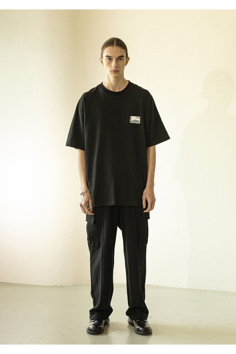 MASSNOUN（マスノウン）の「FRAGILE OVERSIZED T-SHIRT（Tops）」
