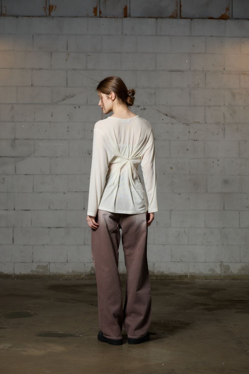 FAIRY WOOL LONG SLEEVE / IVORY