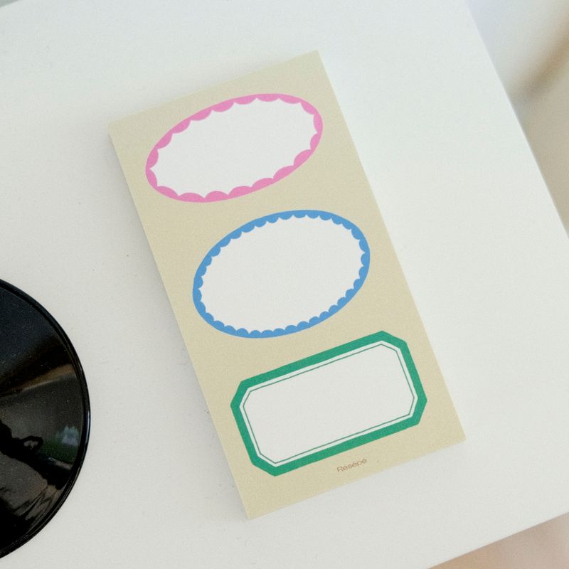 Résépé（レセペ）の「フェイバリット プレート メモパッド（雑貨/ステーショナリー）」
