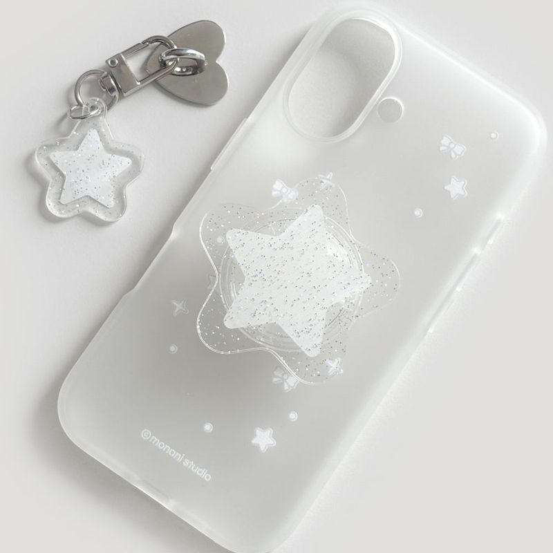 Monani Studio（モナニースタジオ）の「[Jelly] Ribbon star Phone case (only case)（Smartphone Accessories）」