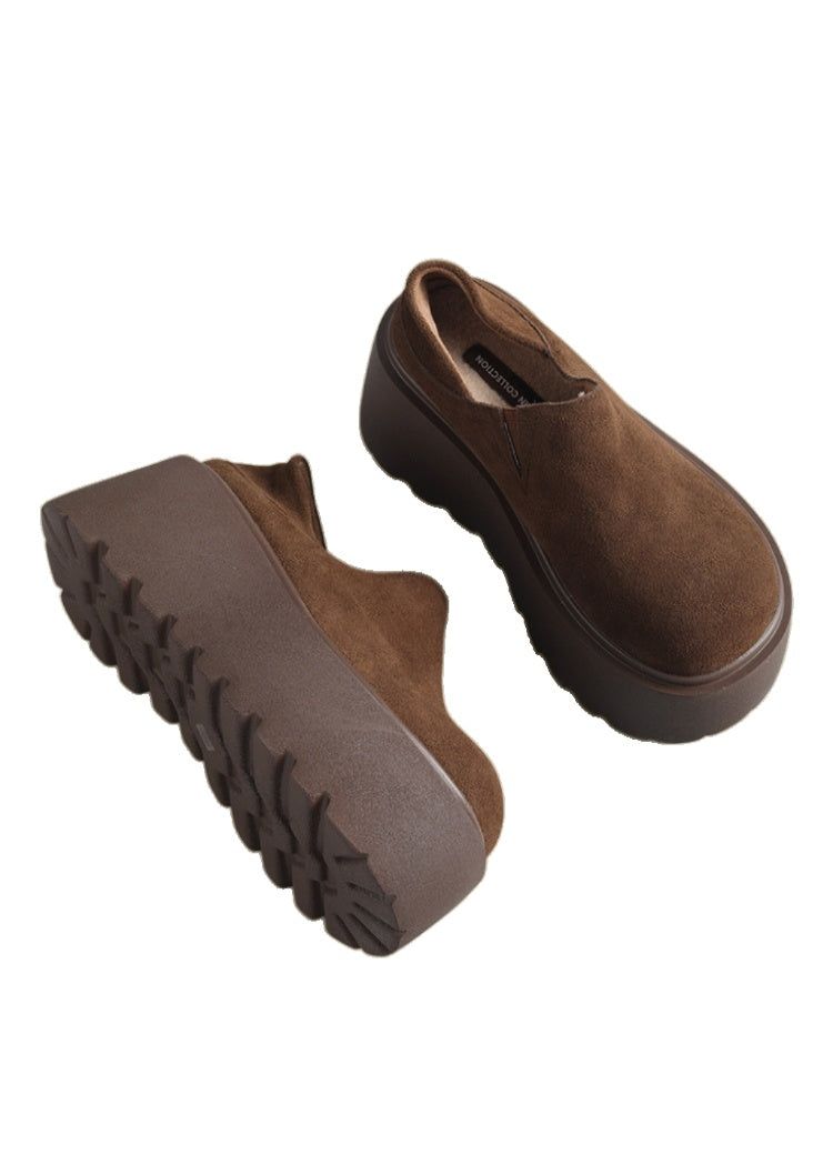 Suede Platform Shoes