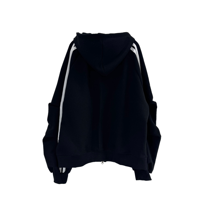eight track hoodie zip-up 