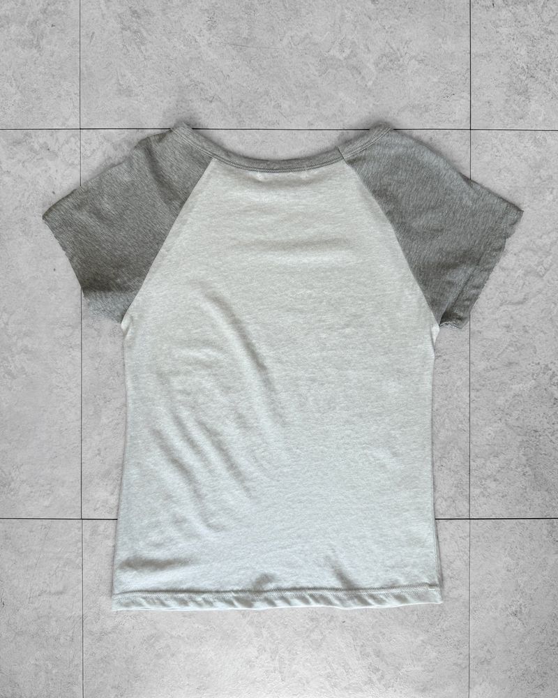 HEATHER RAGLAN SHORT SLEEVE T-SHIRT