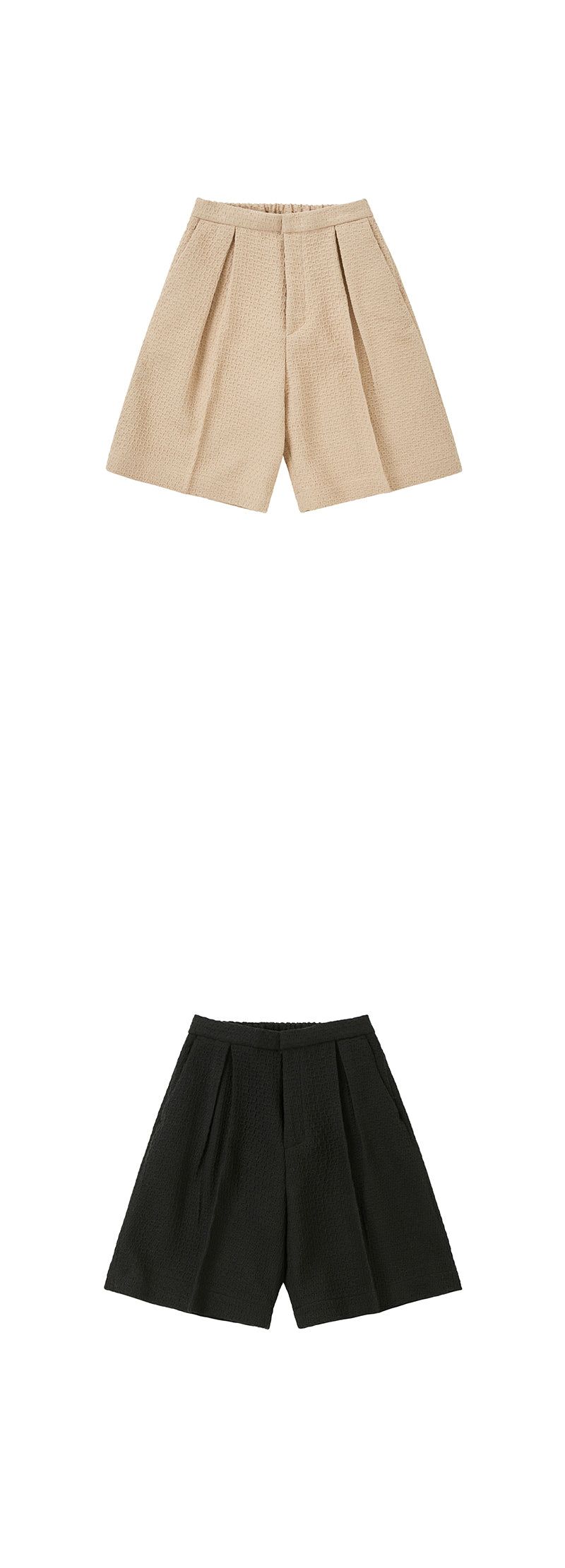 [SET UP]  Tweed half pants (3color)