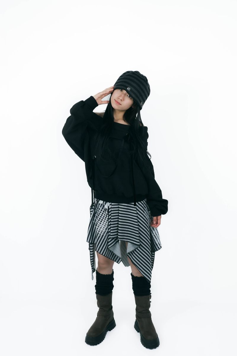 tie layered skirt