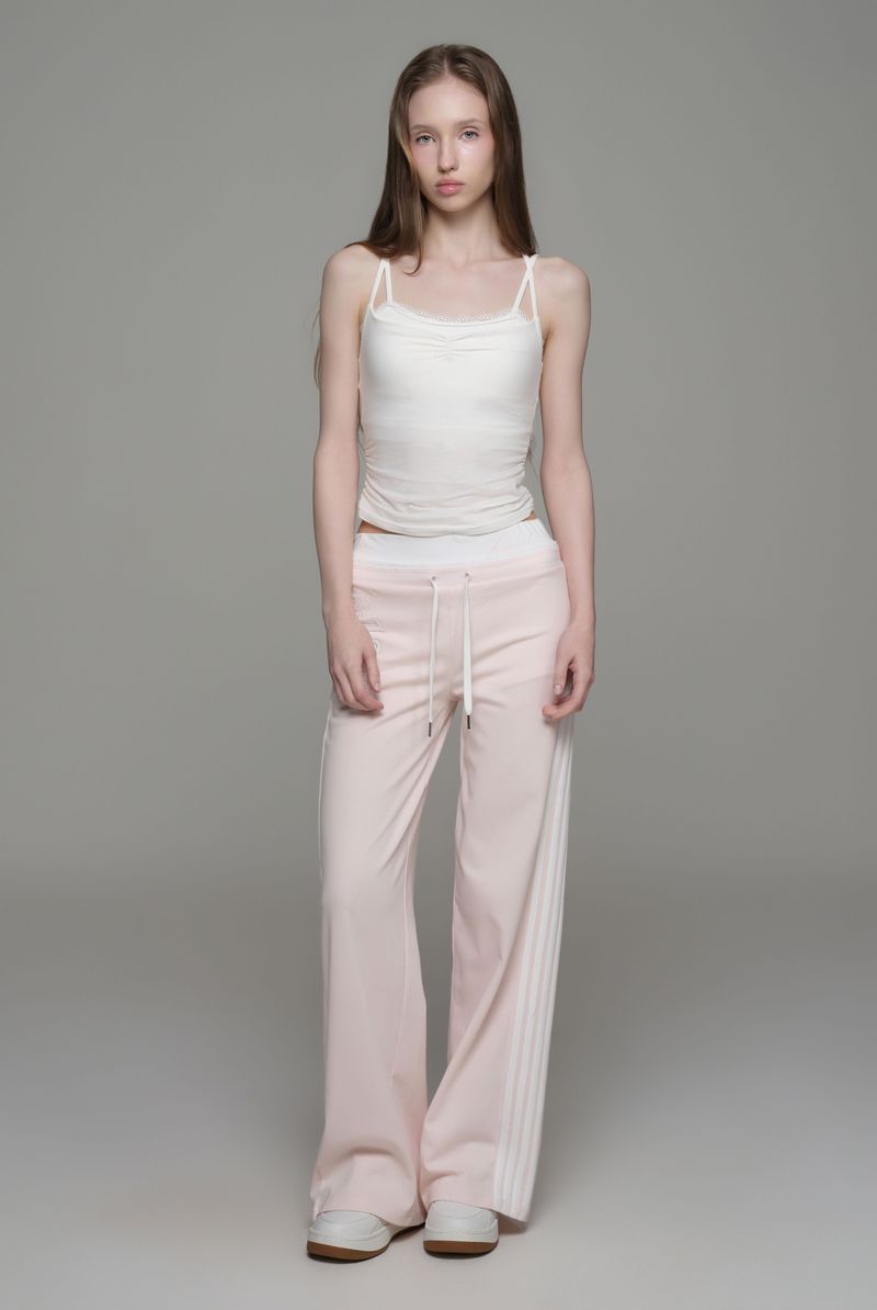 Strawberry milk sleeveless top, White