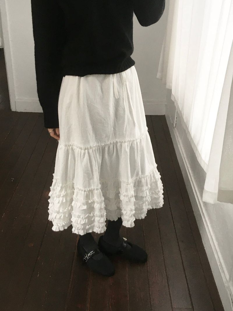 Flare Frill Skirt