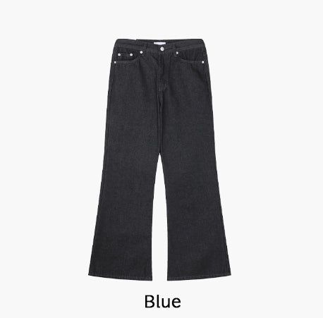 Knob Stitch Bootcut Raw Denim