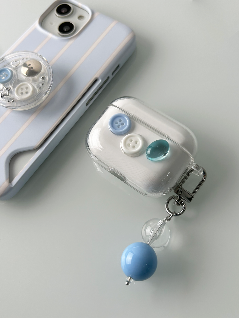 Milk Button AirPods Pro2 Case(3color)