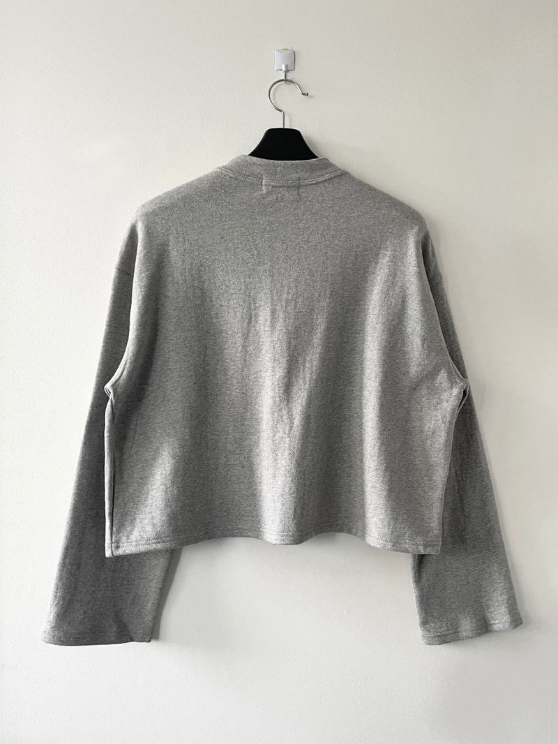 Melange twoway jacket