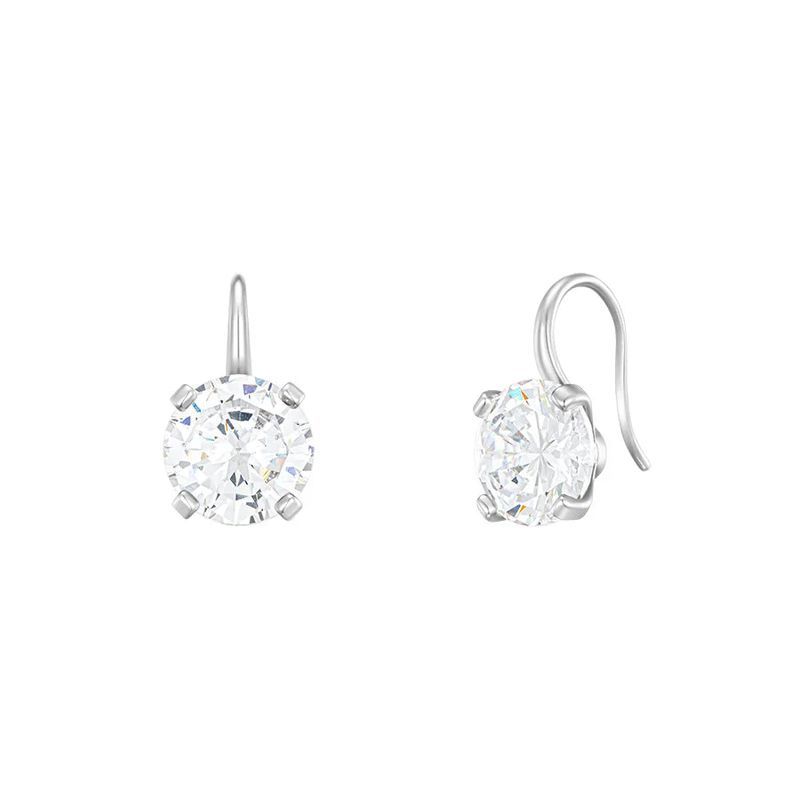 8mm cubic hook earring
