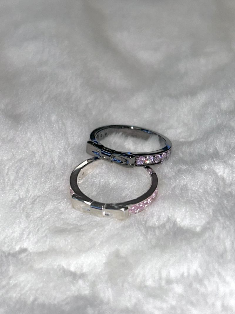 Petit Bow RIng(Plated)