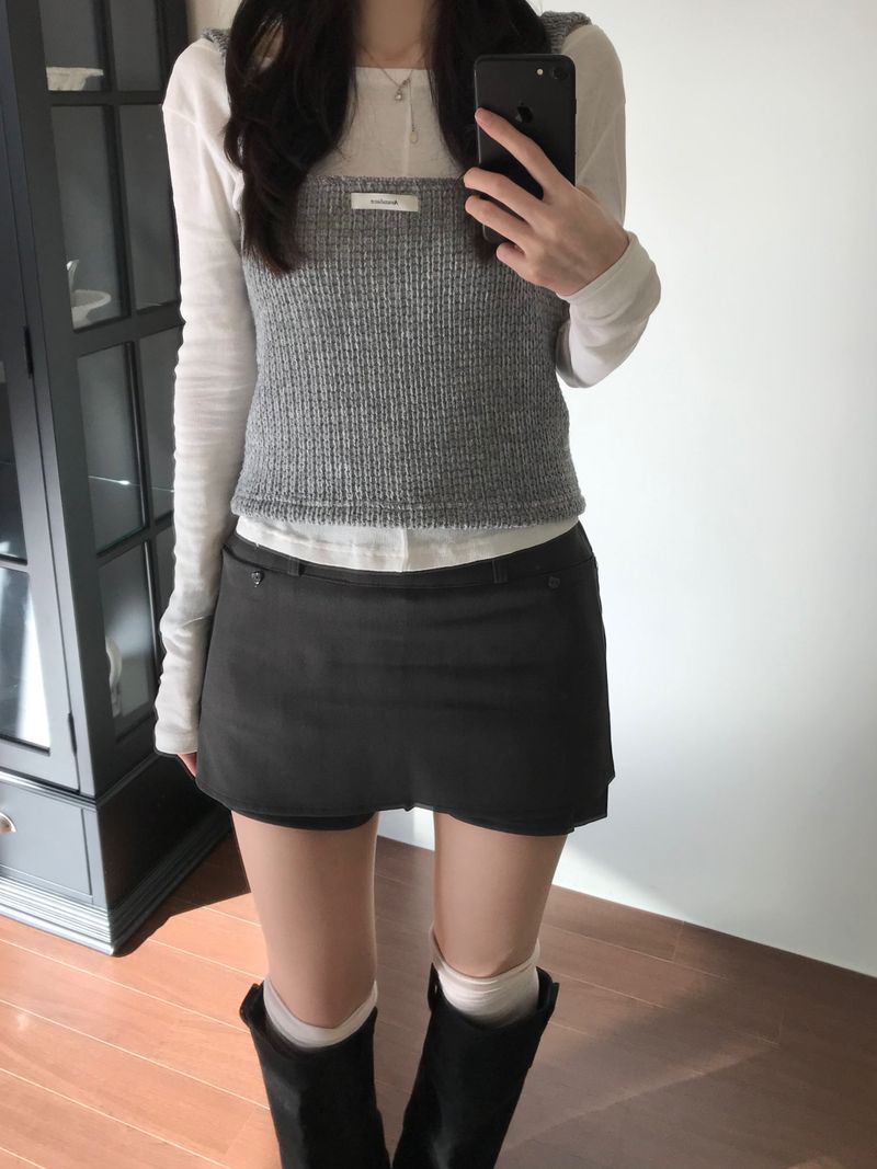 Ripple Knit Sleeveless (3 colors)