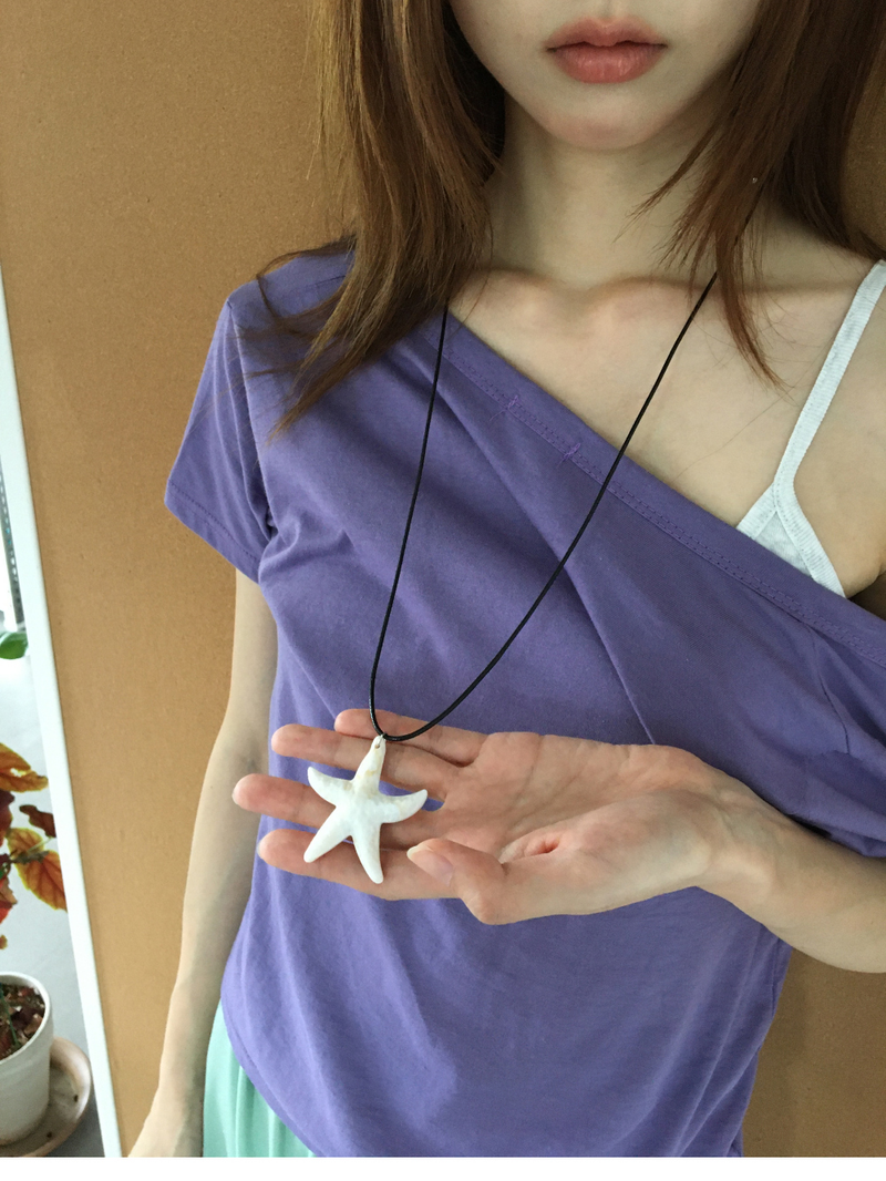 Starfish Code Necklace (1color)
