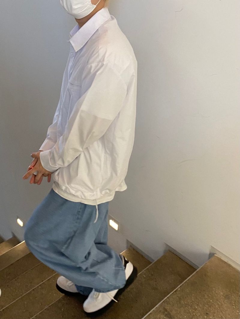For season balloon fit denim pants 2C