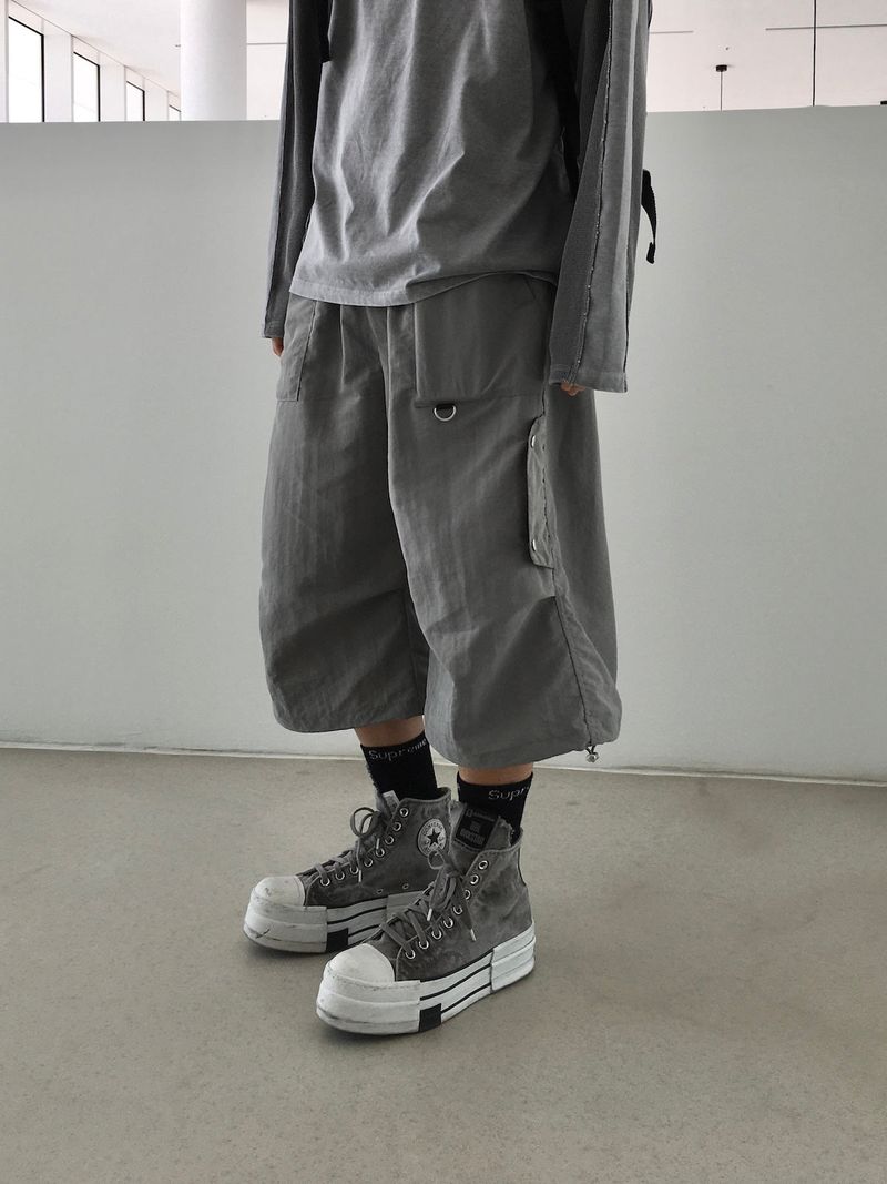 Pore Rivet 8-part Bermuda Pants 3C