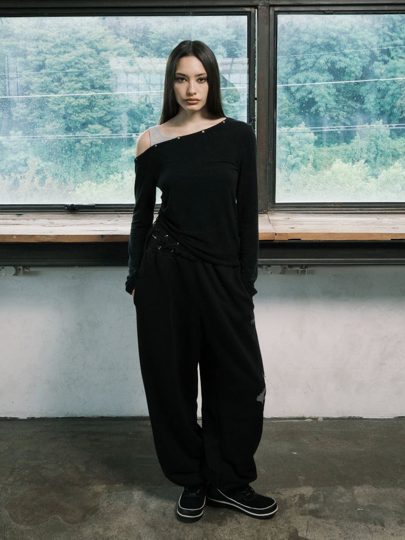 EYE SWEAT PANTS (BLACK)