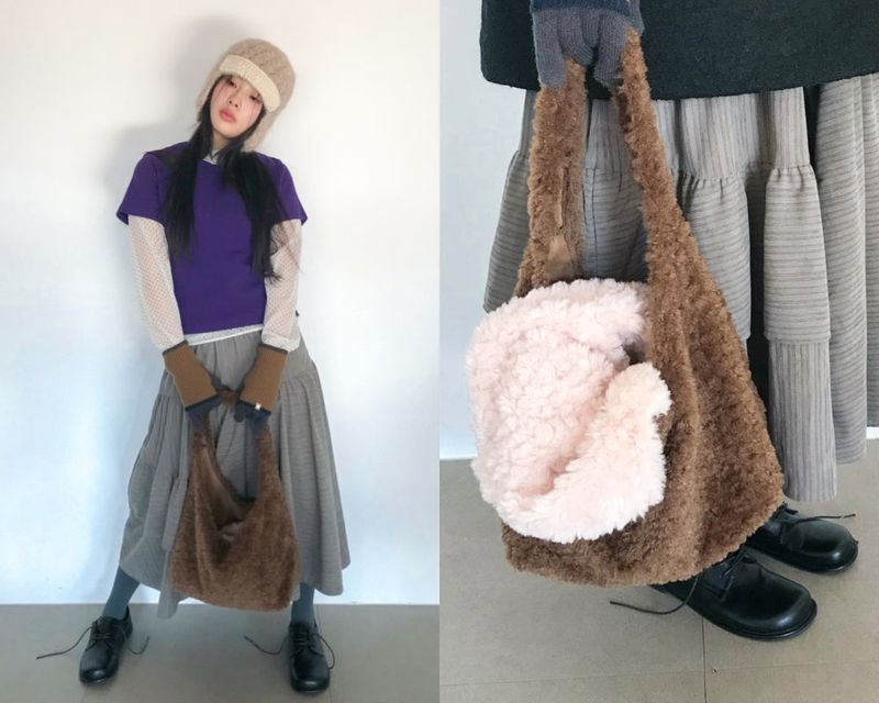 Soft Cloudy Shoulder Bag (3color)