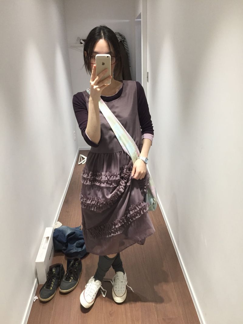YWD パッチワーククロスボディーバッグ (2color)