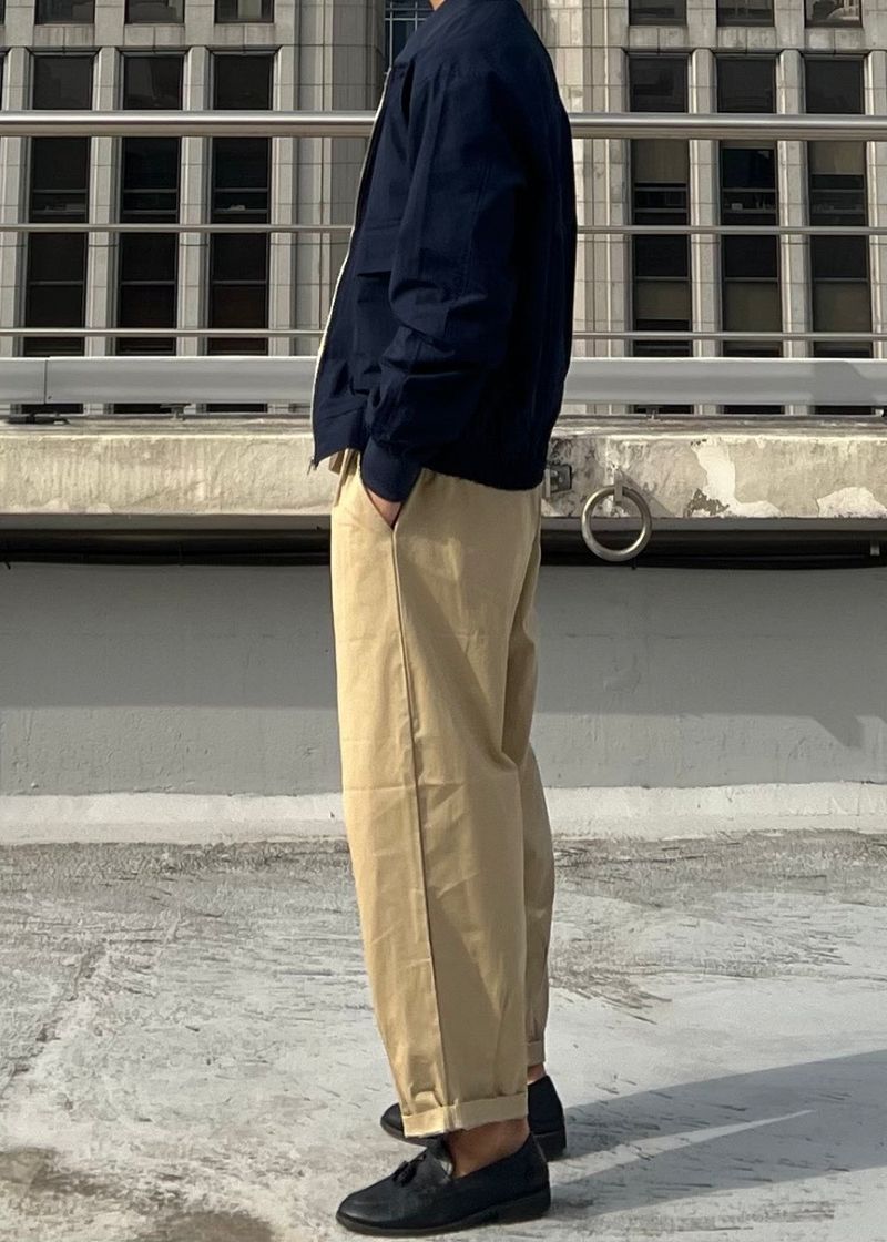 Two-Tuck Balloon Pants 3COLOR