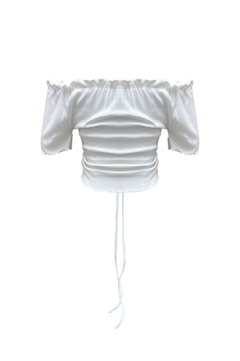 XOXO OFF-SHOULDER / WHITE