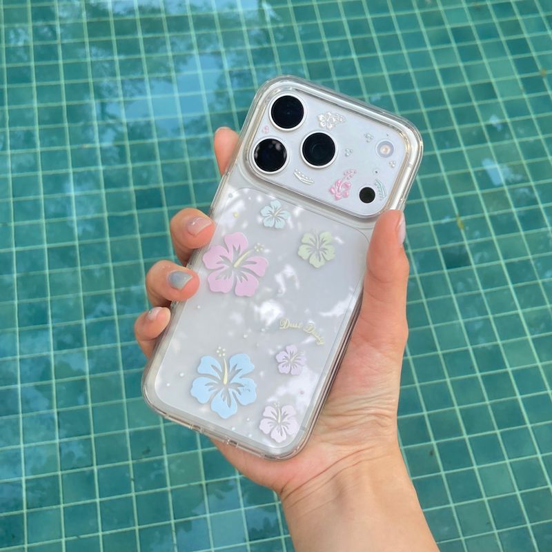 hibiscus jellhard case (pastel mix)