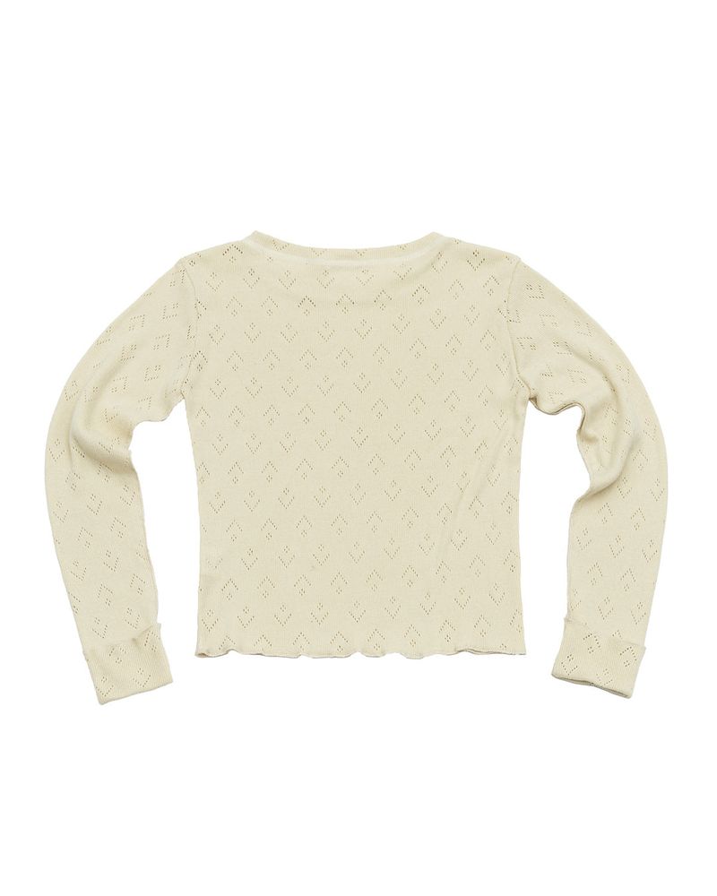 Punching Knit (CREAM) WOMENS