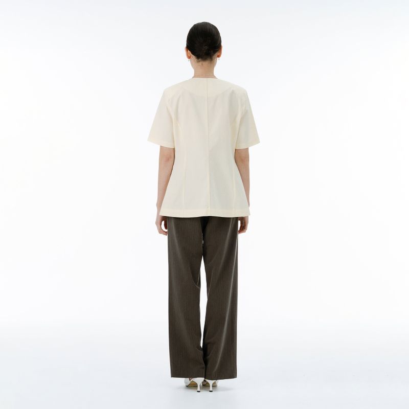 Soil stripe pants (charcoal)