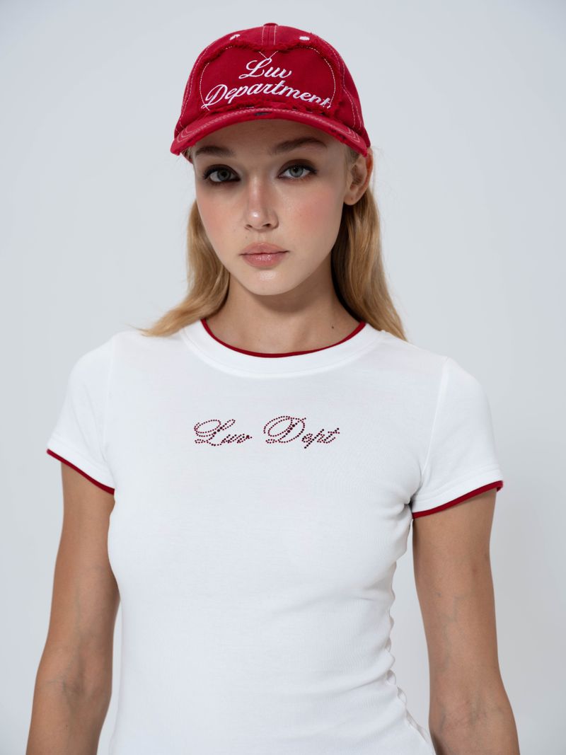 We Fell In Love In Reality(ウィ フェル イン ラブ イン リアリティ)の「Luv Dept / Luv Dept Frayed Heart Cap(Hats)」