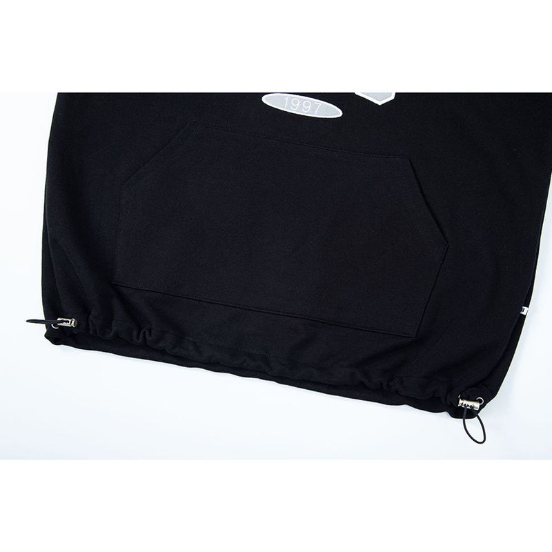 Huke x Nus. ハーフジップアップ(BLACK)