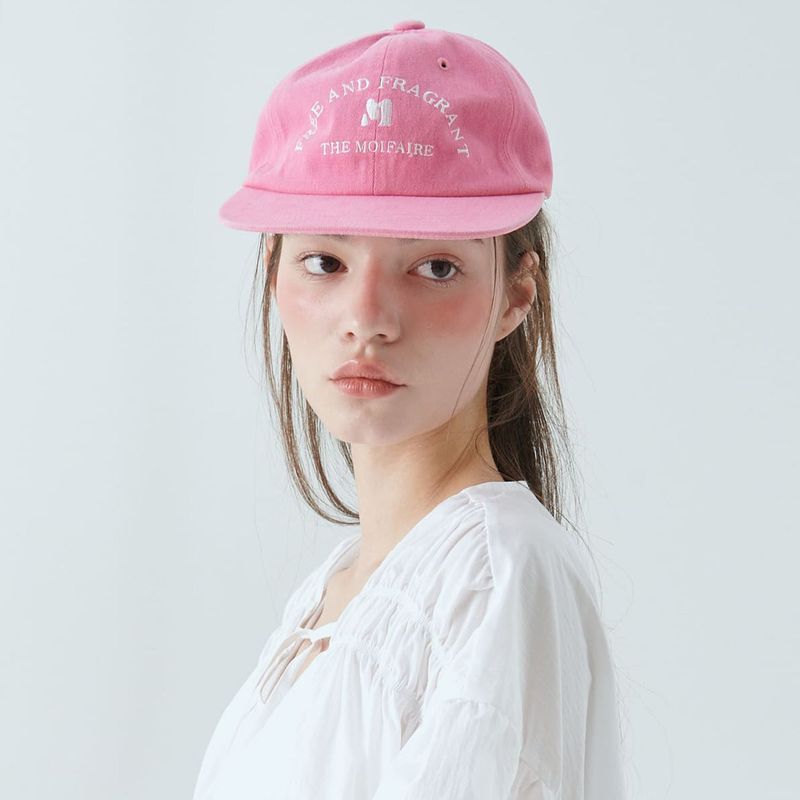 MOIFAIRE LOGO BALL CAP / PINK