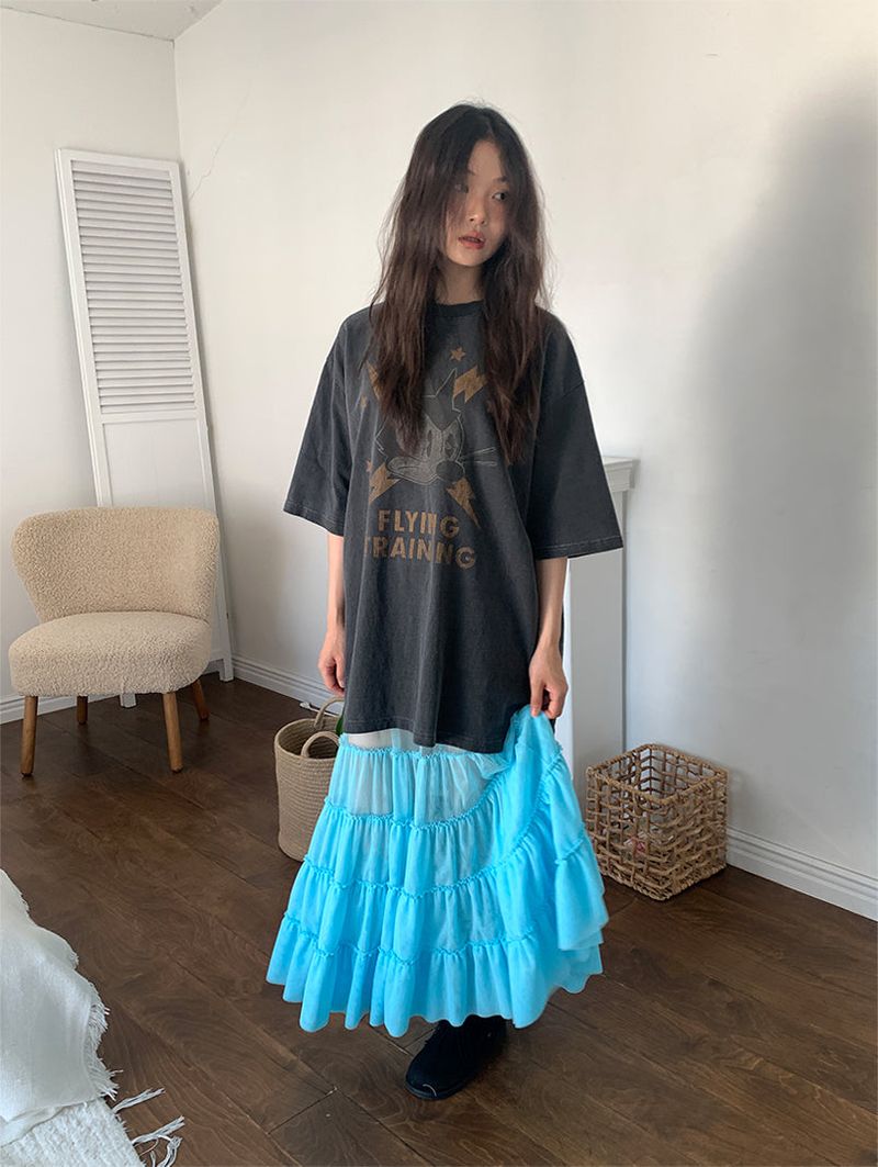 CANCAN LAYERED SKIRT DRESS (3C)