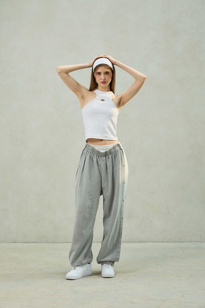 POPPY SLEEVELESS TOP / WHITE