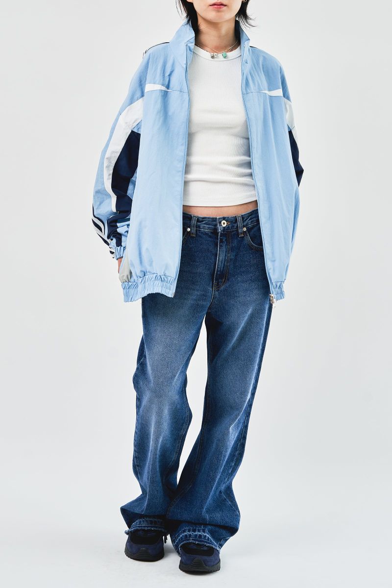 Layer Nylon Track Jacket (3color)